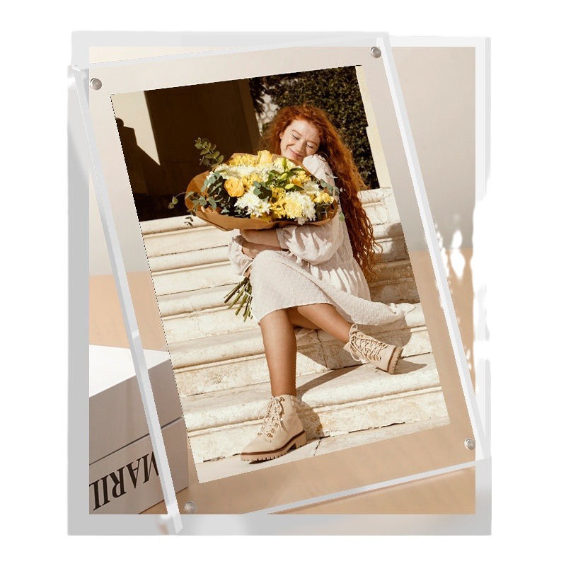Acrylic Picture Frame with Stand